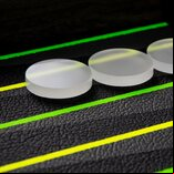 Manopoulos Fluorescent Green UV Leatherette Backgammon Set (19-inch)