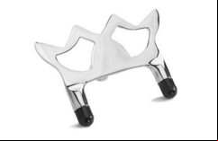 Chrome Butt Rest Head (head only - no shaft)