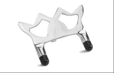 Chrome Butt Rest Head (head only - no shaft)