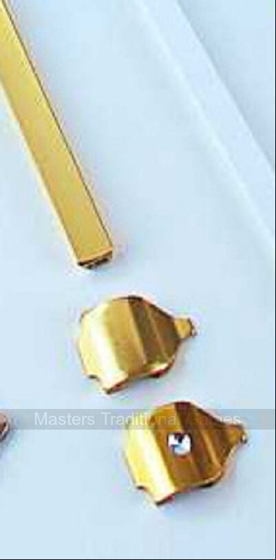 Scoreboard runner - solid brass rail (32 inches - must be cut to size)