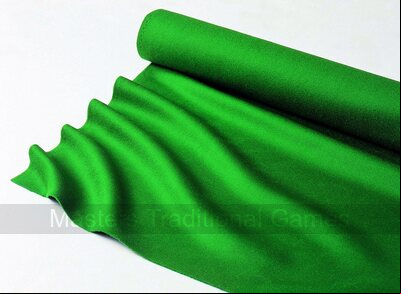West of England 777 Premier Cloth - for 6 ft Pool table or 5 ft Snooker table (bed and cushions) - Green