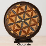 Masters Crokinole Elite Board - Flower of Life 7 - Choice of ditch colour, with accessories