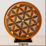 Masters Crokinole Elite Board - Flower of Life 7 - Choice of ditch colour, with accessories