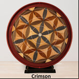 Masters Crokinole Elite Board - Flower of Life 7 - Choice of ditch colour, with accessories