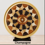 Masters Crokinole Elite Board - Royal 15 - Choice of ditch colour, with accessories