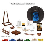 Masters Crokinole Elite Board - Royal 15 - Choice of ditch colour, with accessories