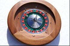 Dal Negro Montecarlo 50cm Mahogany Roulette Wheel
