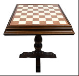 Luxury Beech & Elm Wood Chess & Backgammon Table by Italfama