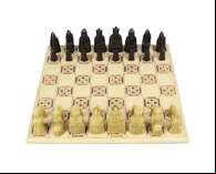 Decorative Folding Chess Board by Berkeley Chess - 2 inch Squares