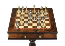 Giglio 40cm Wooden Chess Table (36mm squares) - Pieces not included