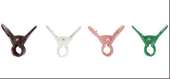 Uber Games Metal Croquet Clips (2nd Colours) With Bag