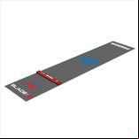 Winmau Clearzone Transparent PVC Dart Mat with integrated Oche