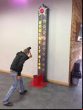 Strike It High - Test your strength - 10ft - Red - 2 part