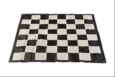 Uber Games Garden Chess Nylon Chequerboard Mat