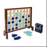 Wooden Garden 4-in-a-Row Game