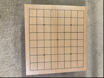 9 x 9 Go Board with Legs (36mm thick, beech wood veneer, no stones)