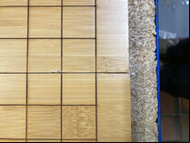 19 X 19 Folding Bamboo Go Board