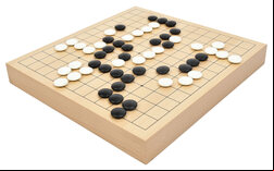 13 x 13 Wooden Go Board (36mm thick, beech veneer, stones not included)