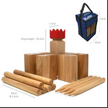 Garden Games Kubb - Beech wood with canvas bag
