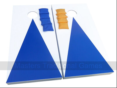 Cornhole - Garden Plus Full Set - 2 boards, 8 bags [Blue]