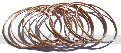 Set of 10 wooden Hoops for Hoopla (25cm diameter)
