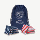 Uber Games - World Cornhole League Cornhole Bean Bags - 4 Stars & 4 Stripes