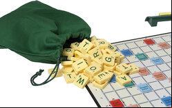Super Scrabble (giant Scrabble board with twice as many tiles)
