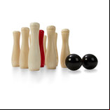 Uber Games Skittles (9 Pins plus a red-topped Kingpin)