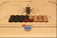 Uber Games Tournament Carrom Board (accessories included)
