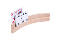 Double Wooden Card Holders - 35cm