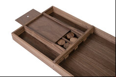 Engelhart Sjoelbak Walnut Dutch Shuffleboard