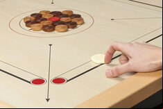 Philos Carrom Set with Accessories (Regulation-Size Carrom Board)