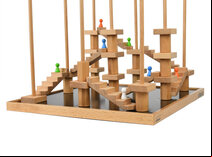Wooden Stairz Game - Strategic 3D Building and Climbing Game